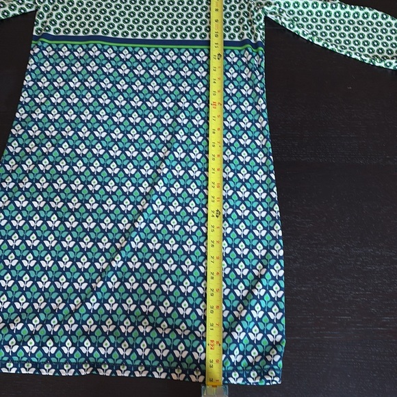 Max Studio Floral Patterned slip on three quarter sleeve dress size S - Picture 7 of 8